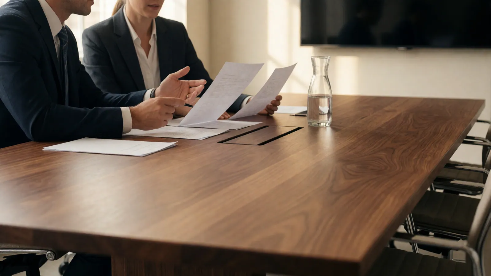 The conference room at Woodside CPA Services