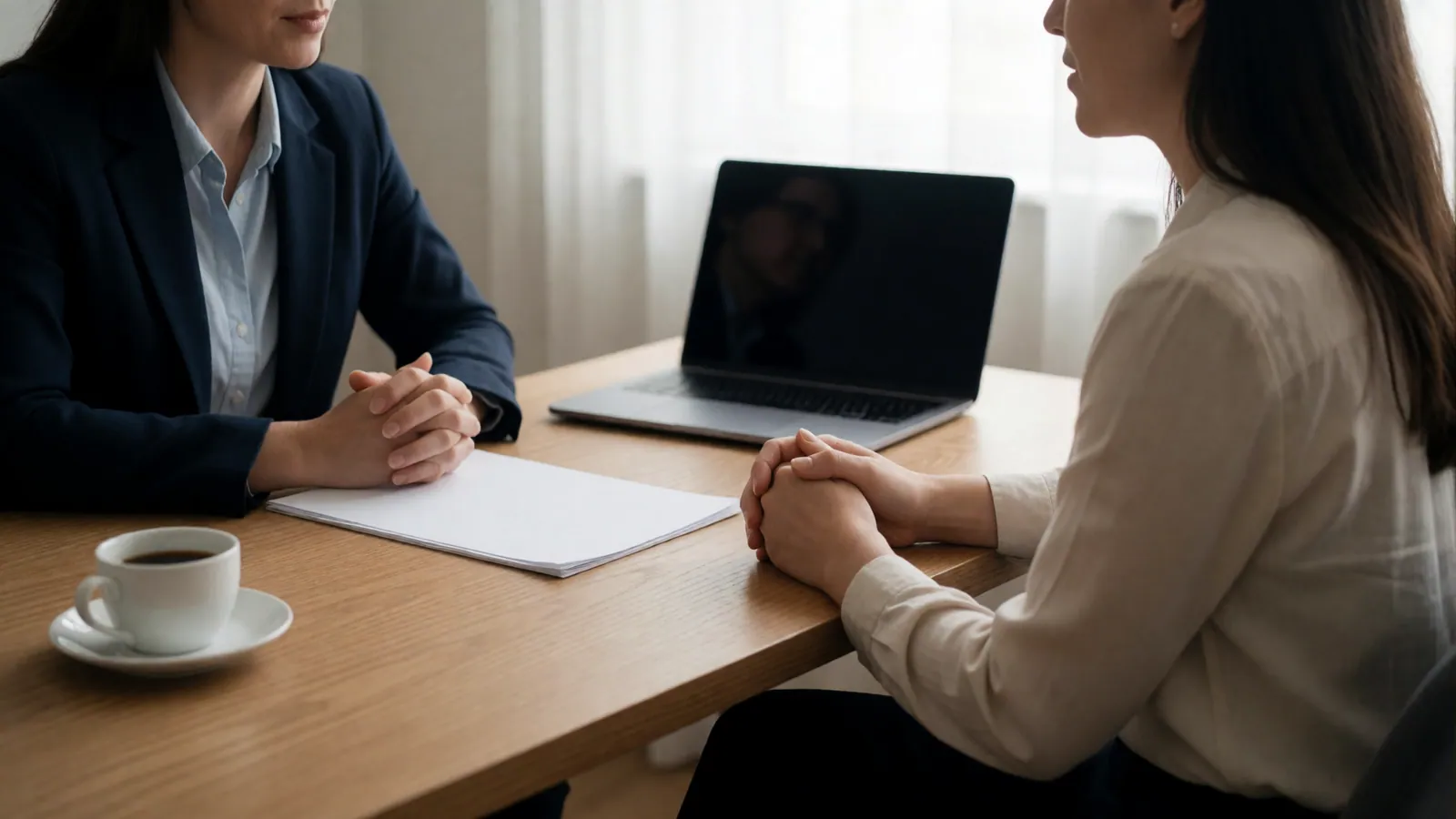A client meeting at Woodside CPA Services in Woodside, Queens