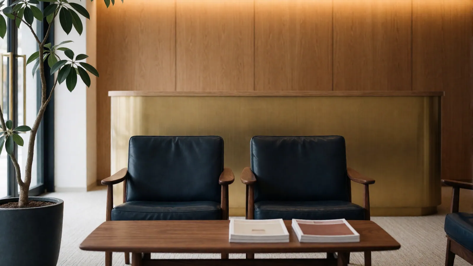 The reception area at Woodside CPA Services in Queens, NY